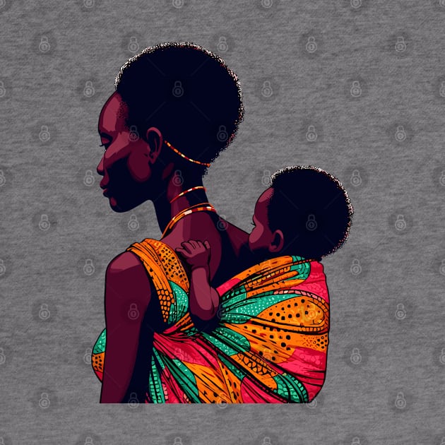 Afrocentric Mother And Baby by Graceful Designs